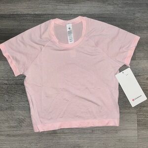 Lululemon Strawberry Milkshake Cropped Tee